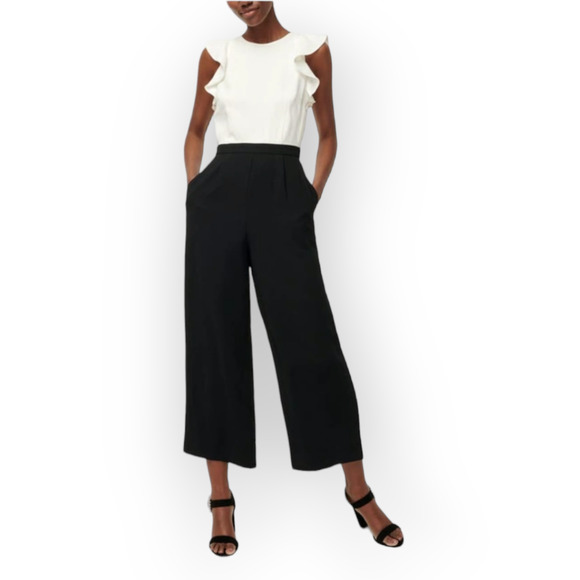 J. Crew Pants & Jumpsuits J Crew Jumpsuit 2 Colorblock Ivory